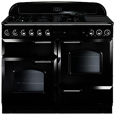 Rangemaster Classic 110 Gas Range Cooker Gloss Black
